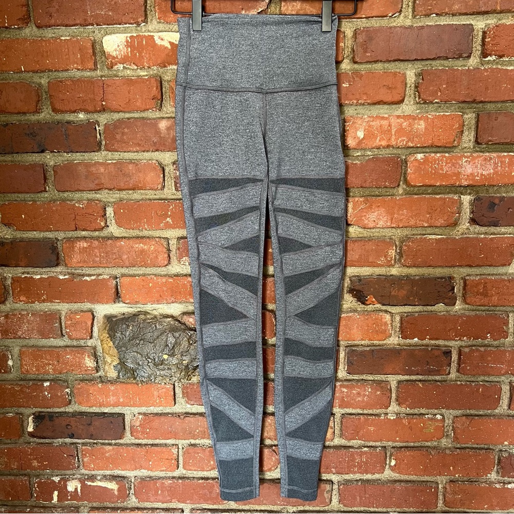 Lululemon Athletica women's Wunder Under‎ HR Tight grey size 4 leggings